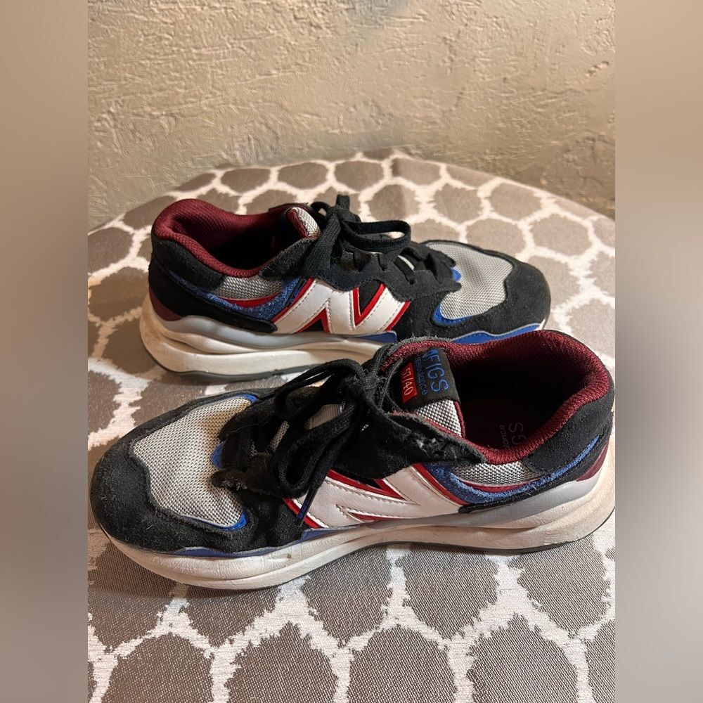 New Balance Collab w FIGS Red and Blue Athletic Shoes with Mesh and Suede comfy